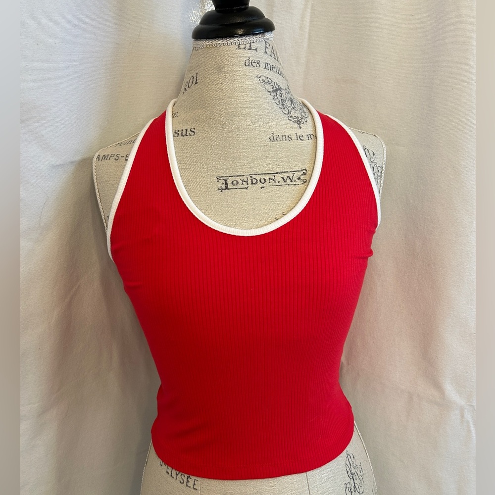 Ribbed Over the Neck Tank Top NWT